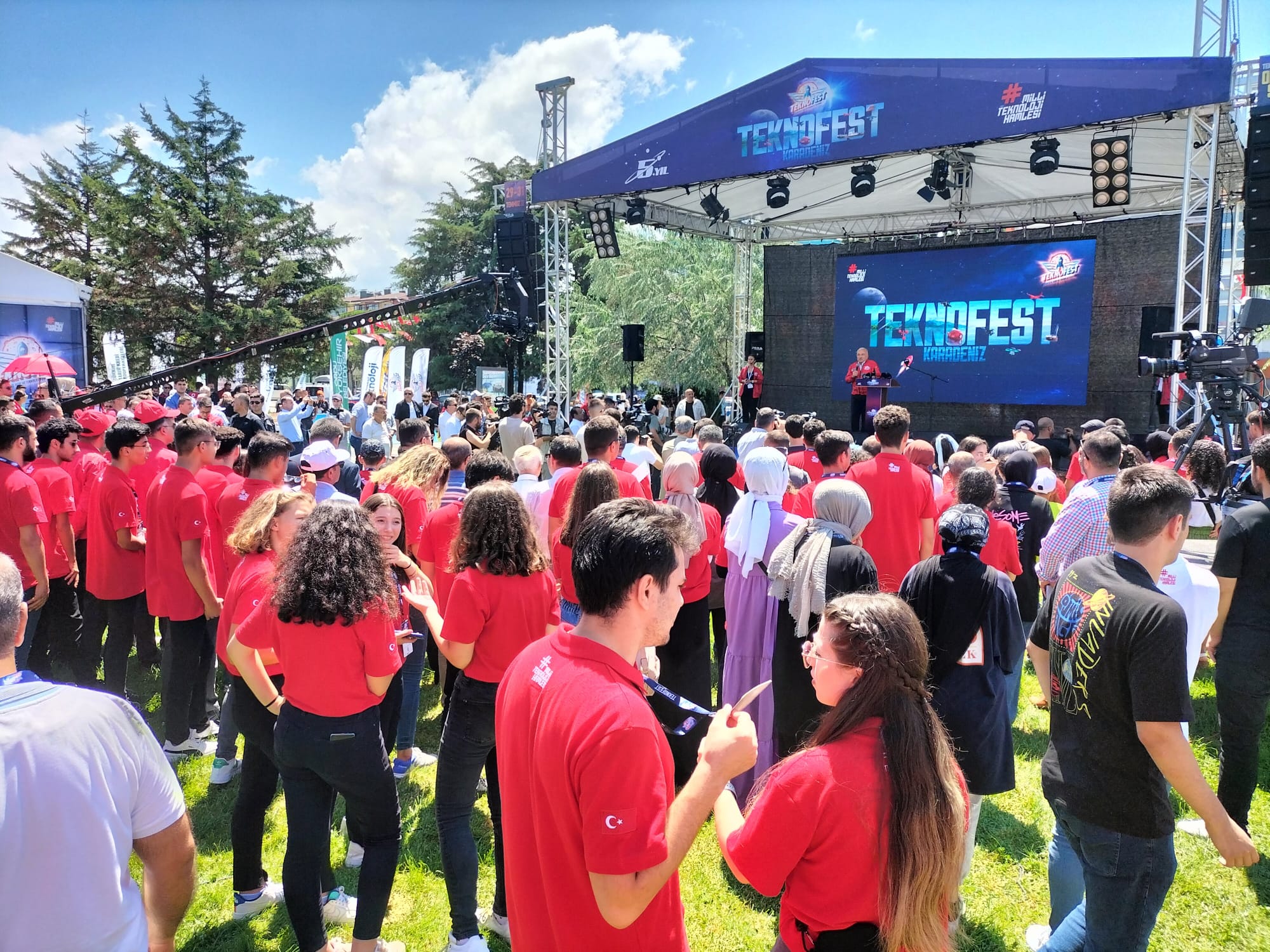 TEKNOFEST sahnesi